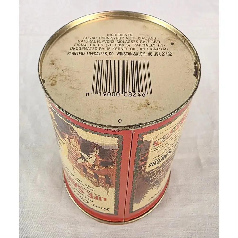 1988 Limited Edition Life Savers Holiday Keepsake Tin 3 1/2